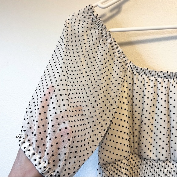 🍀3/$20🍀 LC Lauren Conrad Polka Dot Mini Dress - Picture 4 of 7